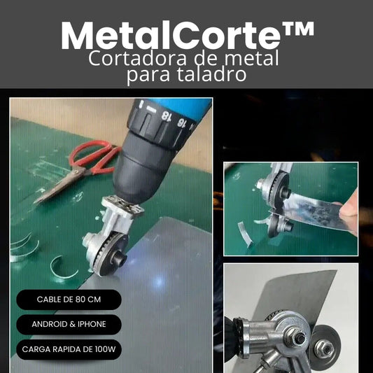 MetalCorte™ - Cortadora de metal  para taladro UltraPrecisión