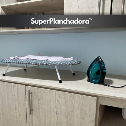 SuperPlanchadora™ - Mesa de planchar portable y plegable