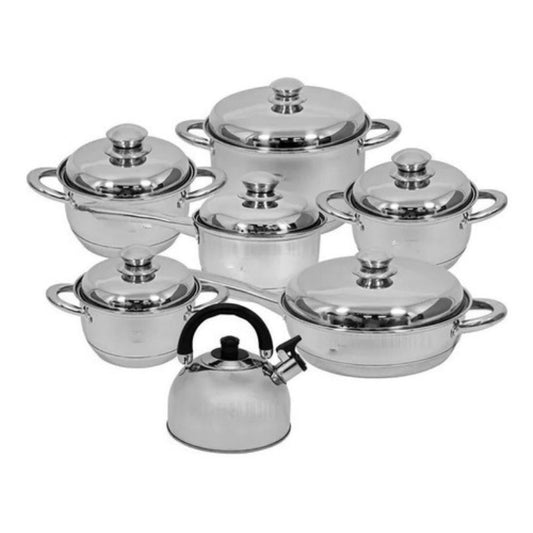 PotPrestige® - Set de ollas de 13 PCS en acero quirúrgico.