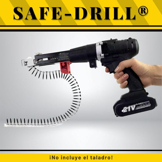 SAFE-DRILL® - Soporte de tornillos para taladro