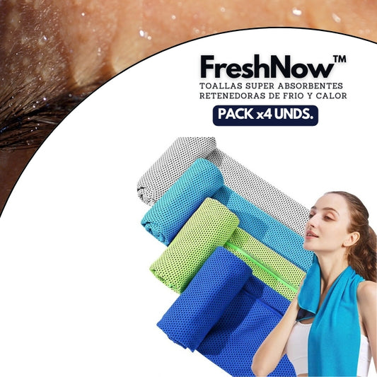 FreshNow™ - Toallas super absorbentes retenedoras de frio y calor